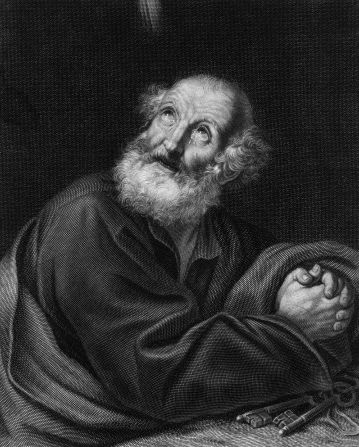 Christians believe that St Peter was a fisherman on the shores of Lake Galilee who became a follower and friend of Jesus.