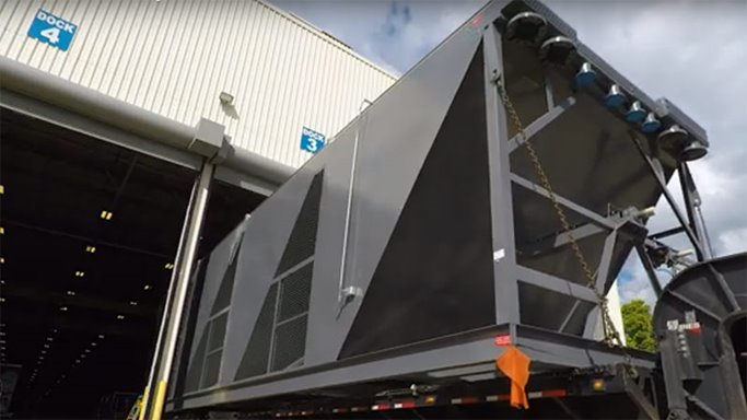 Harsco multi-fan air cooled heat exchanger