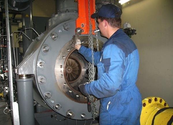 axial turboexpander servicing